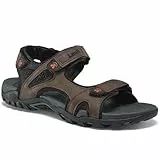 Kamik Herren Milos Riemchensandalen, Braun (Brown BRN), 46 EU