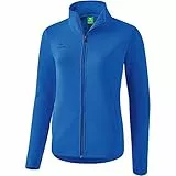 Erima Damen Basic Sweatjacke, New Royal, 44 EU