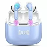 Rinsmola Wireless Earbuds, Bluetooth 5.4 Ear Buds 2025 Neue kabellose Kopfhörer mit 4 ENC Mikrofonen / Noise Cancelling in Ear Kopfhörer, Deep Bass Stereo Ohrhörer 40H Spielzeit, IP7 Wasserdicht/USB-C