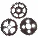 Cabilock Zahnrad Holz Wanddeko 3Er Set Hölzerne Römisch Dekorative Ausrüstung Steampunk Deko Zahnräder Für Wanddekoration Wohnzimmer Bar Schlafzimmer Und Diy Bastelprojekte