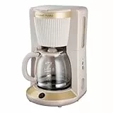 Russell Hobbs Filterkaffeemaschine [1,25L,1100W] Brontë Stone (WhilTech-Brühtechnologie, Tropf-Stopp, Warmhalteplatte, Glaskanne, Wasserstandsanzeige, Pause & Gießen-Funktion) Kaffeemaschine 26781-56
