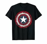 Marvel Captain America Avengers Schild Comic Grafik T-Shirt T-Shirt