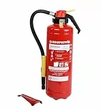 ABC 6kg Pulverfeuerlöscher PG 6 AS Neuruppin 12LE Aufladelöscher und Instandhaltungsnachweis von Feuerlöscher-Tauschsystem