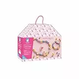 Janod - 4 Holzschmuckstücke zum Selbermachen Regenbogenland - Die Ersten Schmuckwerkstätten - DIY-Schmuckherstellung - Kinderbastelset - Feinmotorik und Konzentration lernen - Ab 4 Jahren - J09129