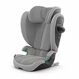 CYBEX Gold Kinder-Autositz Solution G2 Plus, Ab ca. 3 bis 12 Jahre (100 - 150 cm), Max. 50 kg, Für Autos mit und ohne ISOFIX, Stone Grey (Grau)
