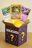 100 Pokémon Karten | 10 Holo garantiert | Original & Deutsch | Keine doppelten | Sammelkarten Set für Kinder & Sammler | inkl. Benji Cards Visitenkarte