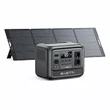 BLUETTI Tragbare Power Station Elite 100 V2 mit 350W Solarpanel, 1024Wh LiFePO4 Solar Generator mit 2 1800W AC Ausgängen, 35% kleiner, Ideal für Notfälle, Wohnmobil,Camping