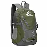 free knight Kleiner Tagesrucksack 20L Radfahren Wanderrucksack Wasserdichter Reiserucksack Leichtgewicht (Armee grün)
