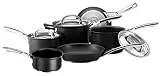 Circulon Infinite topfset induktion - 6 teilig Antihaft-Töpfe und kochtopf set mit Edelstahldeckeln und griffen, hochwertigem spülmaschinenfestem Kochgeschirr, schwarz