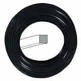 Einhell Sensen Zubehör Super Cut Line 2, 0 (Ersatzfaden, 2 mm Durchmesser, 15 m Länge, Quadratische Form, Schwarz)