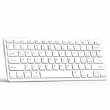 TQQ Bluetooth-Tastatur für iPad und Tablets - Wiederaufladbar, Kompatibel mit iPad 10/9 Generation, Air, Pro, Mini, Samsung S9, Android und Windows