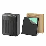 EVALIT Luftreiniger für Allergiker, Air Purifier für Wohnung Raucherzimmer, 200 m²+EVALIT Original ET066 Luftreiniger-Ersatzfilter für ET066 Luftreiniger