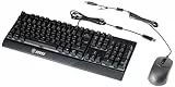 MSI Vigor GK30 Combo, QWERTZ, DE Layout Gaming Tastatur und GM11 Gaming Maus (kabelgebunden, Plunger Switch, QWERTZ Layout, schwarz, RGB)