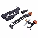 Evolution Power Tools R210SMS Zubehörpaket für Gehrungssägen, inkl. 2 Klemmen, Staubbeutel und Sauganschlussadapter, 210 mm