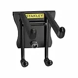 Stanley STST82606-1 Trackwalls Standard Doppelhaken (passenden zum Stanley Trackwalls Schienensystem, ideal für Rasentrimmer, Laubbläser, Rechen, etc., bis 11 kg belastbar, leicht anzubringen)