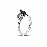 QIKAOLA Silber Ringe für Frauen 925 Sterling Silber Ringe Erklärung Ringe stapelbar Ringe für Jugendliche Mädchen Eternity Band Ringe