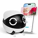 Enabot EBO ROLA Mini FamilyBot – Haustierkamera-Roboter 2K, 25 Tage Akku, ohne Ladestation, Nachtsicht, Bewegungserkennung, automatisches Aufrichten – für Katzen und Hunde