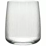 KONZEPT Geriffelte Gläser Set 6 teilig, Trinkgläser 320 ml, Wassergläser spülmaschinenfest