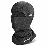 CYCLESPEED Sturmhaube Motorrad Fahrrad Balaclava Winter Skimaske für Herren Damen Gesichtshaube Warm Winddicht Atmungsaktiv für Laufen Outdoor-Aktivitäten Grau