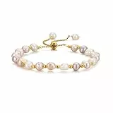 vissen Armband Bunte Perlen Damen Vergoldete Bead Charmed Glitzer Behoben Armband Verstellbar Edelstahl Ketten Schmuck