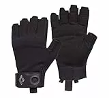 Black Diamond Klettersteighandschuhe Crag Half-Finger Gloves, Farbe:Black, Größe:L