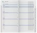 BRUNNEN Kalender BRUNNEN Monats-Ersatzkalendarium Mod. 753 2027 | 87×153 mm, Karton, weiß
