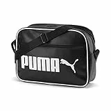 PUMA Unisex – Erwachsene Campus Reporter Retro umhängetasche, Black, OSFA