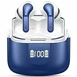 Ordtop Bluetooth Kopfhörer, 2026 Stereo-Bass 3.0 Kopfhörer Kabellos Bluetooth 5.4, 50Std ENC Noise Cancelling Wireless Earbuds, USB-C in Ear Ohrhörer, IP-X7 Wasserdicht Headphones Sport Gym Running