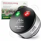 Gardigo Mäuseabwehr & Ameisen Abwehr Duo I 25-65 kHz Ultraschall und Druckwellen | Tiervertreiber für den Innenbereich | Ultraschall Schädlingsbekämpfer gegen Mäuse, Ratten, Ameisen, Silberfische