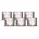 MjAMjAM - Premium Nassfutter für Katzen - Kitten saftiges Hühnchen mit Lachsöl, 6er Pack (6 x 200 g), getreidefrei mit extra viel Fleisch