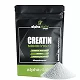 Creatin Pulver 1 Kg / 1000g - Mikronisierte Mesh 200 Premium Qualität Creatin Monohydrat vegan - fein-kristallines, gut lösliches Kreatin Pulver optimal hochdosiert