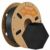 ERYONE Matte PLA 3D Drucker Filament 1.75mm, Maßgenauigkeit +/- 0.03 mm, 1 kg 1 Spule, Matte Schwarz