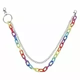 Abaodam 1stk Hosenkette Taillengürtel Kette Bauchgürtel Kette Bauchkette Bikini Strand Körperkette Bauch Taille Kette Körper Gürtel Kette Grunge Body Chain Kleidung Acryl Persönlichkeit