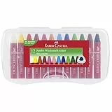 Faber-Castell 120011 - Wachsmalkreiden Jumbo, 12er Box sortiert