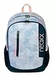 neoxx Rucksack FLOW Dreaming of pastel - Rucksack für die Schule und Freizeit mit 2 Fächern – Volumen ca. 20 Liter