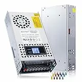 BOSYTRO Einstellbar Schaltnetzteil AC 110V/220V to DC 0-24V Transformator 25A 600W Spannung Digitalanzeige DC 10A 15A 25A Geregeltes Switching Power Supply für 3D Drucker, CCTV Computer Labor
