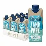 Landpark Bio-Familie Wasser, 24x0,5l. Bio-Päckchen I Kindergetränk ab 0 Jahren I Für Babynahrung geeignet I natriumarm I ohne Kohlensäure I ToGo I pfandfrei