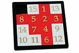 Gowi 360-74 - Schiebepuzzle XXL, Logikspielzeug, Schwarz/Rot