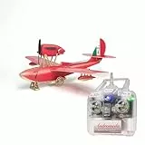 RCXTechPro MinimumRC M-33 RC Flugzeug, Gyro-stabilisiert 4CH Ferngesteuertes Flugzeug Starrflügler Flugboot Outdoor Für Erwachsene, Anfänger (Gas Links / 3 Batterie)