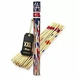 Mikado Spiel XL – 41 Stäbchen aus Holz, 38 cm lang – Klassisches Holzspielzeug für Kinder und Erwachsene
