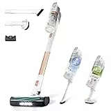 Levoit - Akku Staubsauger - Laufzeit für 75㎡ - Staubsauger Kabellos - 4-in-1 Vacuum Cleaner - 99,9 Prozent Filterleistung - Anti Tangle -Für Tierhaare/Teppiche/Hartböden/Auto - LVAC-200 Gold