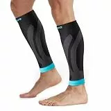 CAMBIVO Wadenbandage 2 Paar, Kompressionsstrümpfe Damen Herren, Stützstrümpfe, Thrombosestrümpfe Damen Herren, Kompressionssocken, Waden Kompression für Sport, Laufen, Schwellung, Erholung