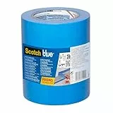 ScotchBlue Premium Malerabdeckband Multi-Surface, 48 mm x 41 m - Scotch Klebeband für Malerarbeiten und Dekoration zum Streichen, Lackieren, Renovieren - Abklebeband/Kreppband, 3 Stück - 70% PEFC