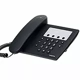 Telekom Concept P214 Schwarz Schnurgebunden Kurzwahl Stummschaltung Memorytaste