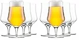 Schott Zwiesel Universalglas Beer Basic 0,3 (4er-Set), klassisches Bierglas für Craft Beer, spülmaschinenfeste Tritan-Kristallgläser, Made in Germany (Art.-Nr. 130013), Kristall (Packung mit 2)