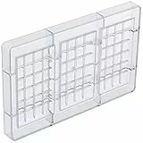 Decora 0050147 SCHOKOLADENFORM TAFEL 100 G 127 X 72 X 11 H MM, Polycarbonate, Durchsichtig, Durchsichtig