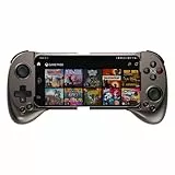 ShanWan Handy Controller für Android/iOS/iPhone15, Smartphone Controller mit Einstellbarer Joystick, Bluetooth Mobile Gaming für PS Remote Play Xbox Cloud Steam Link GeForce NOW Usw (Braun)