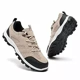 CYRUWOSH Herren Trekking Wanderstiefel Traillaufschuhe Schuhe Laufschuhe Turnschuhe Sportschuhe Ultralight Outdoor-bereit Belüftung Schuhe Komfort durch Dämpfung Khaki 40