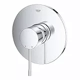 GROHE Essence, Duscharmatur Unterputz (Wasserhahn für die Dusche, ohne Umstellung, Einhebel-Mischbatterie aus Metall mit langlebiger Oberfläche, Installation mit Rapido SmartBox), chrom, 24057001
