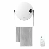 Cecotec ReadyWarm Handtuchwärmer aus Keramik, zur Wandmontage, 2000 W, 2 Stufen, LED, Touch-Steuerung, Fernbedienung, Timer, IP22, elegantes Design, Sicherheit, ideal für Badezimmer